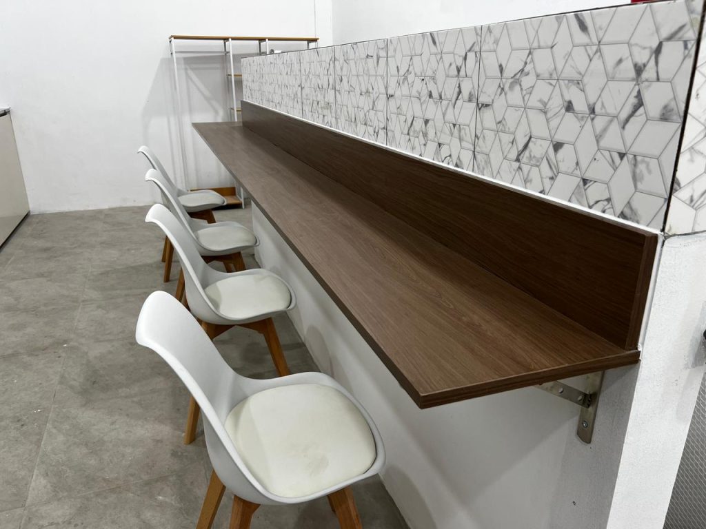 membuat meja dapur dari besi hollow